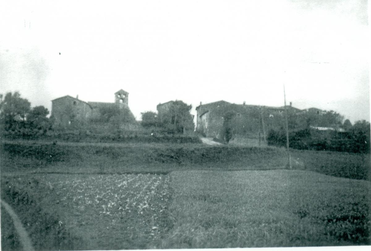 Vista poble Corts antiga